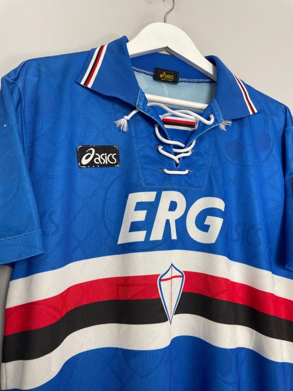 1994 95 SAMPDORIA HOME SHIRT (M) ASICS Cheap