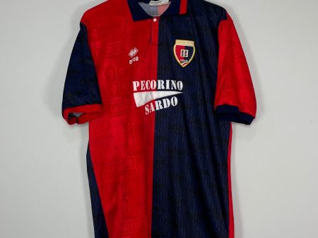 1994 95 CAGLIARI HOME SHIRT (XL) ERREA Sale