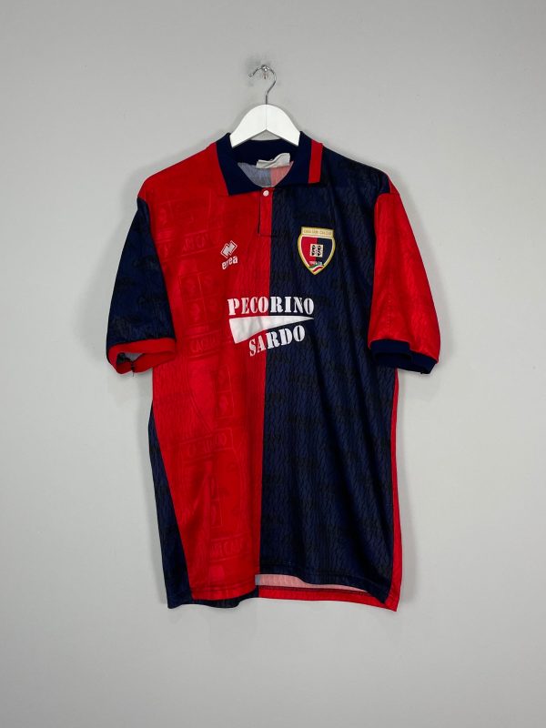 1994 95 CAGLIARI HOME SHIRT (XL) ERREA Sale