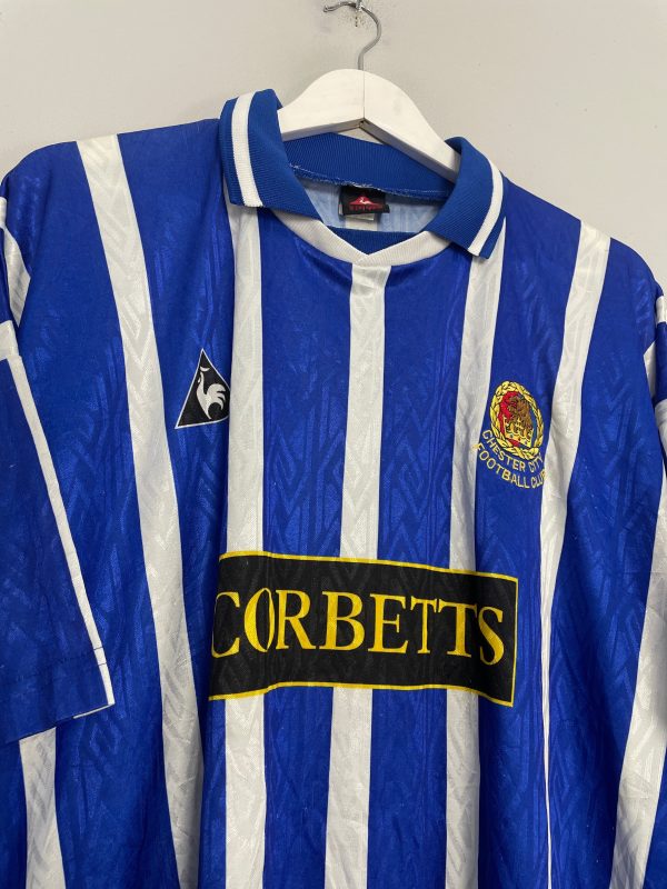 1995 96 CHESTER CITY HOME SHIRT (XL) LE COQ Sale