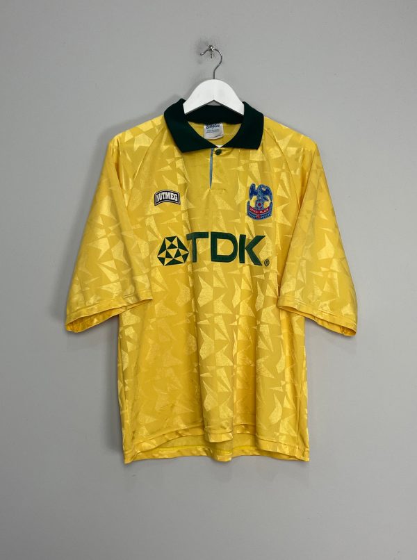 1994 96 CRYSTAL PALACE AWAY SHIRT (L) NUTMEG For Sale