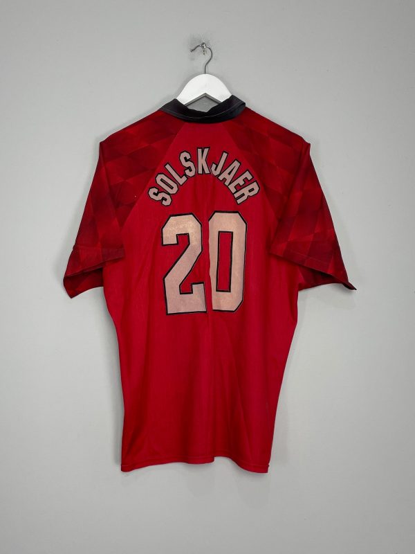 1996 97 MANCHESTER UNITED SOLSKJAER #20 HOME SHIRT (L) UMBRO Discount