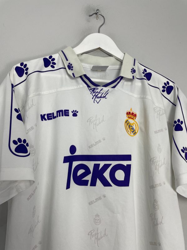 1994 96 REAL MADRID HOME SHIRT (L) KELME on Sale