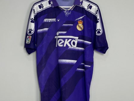 1995 97 REAL MADRID #10 (LAUDRUP) AWAY SHIRT (L) KELME Online now